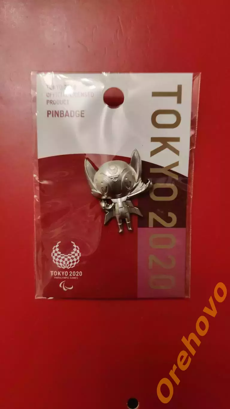 Значок. Олимпийские игры 2020 Токио Япония маскот( официальный/цанга)