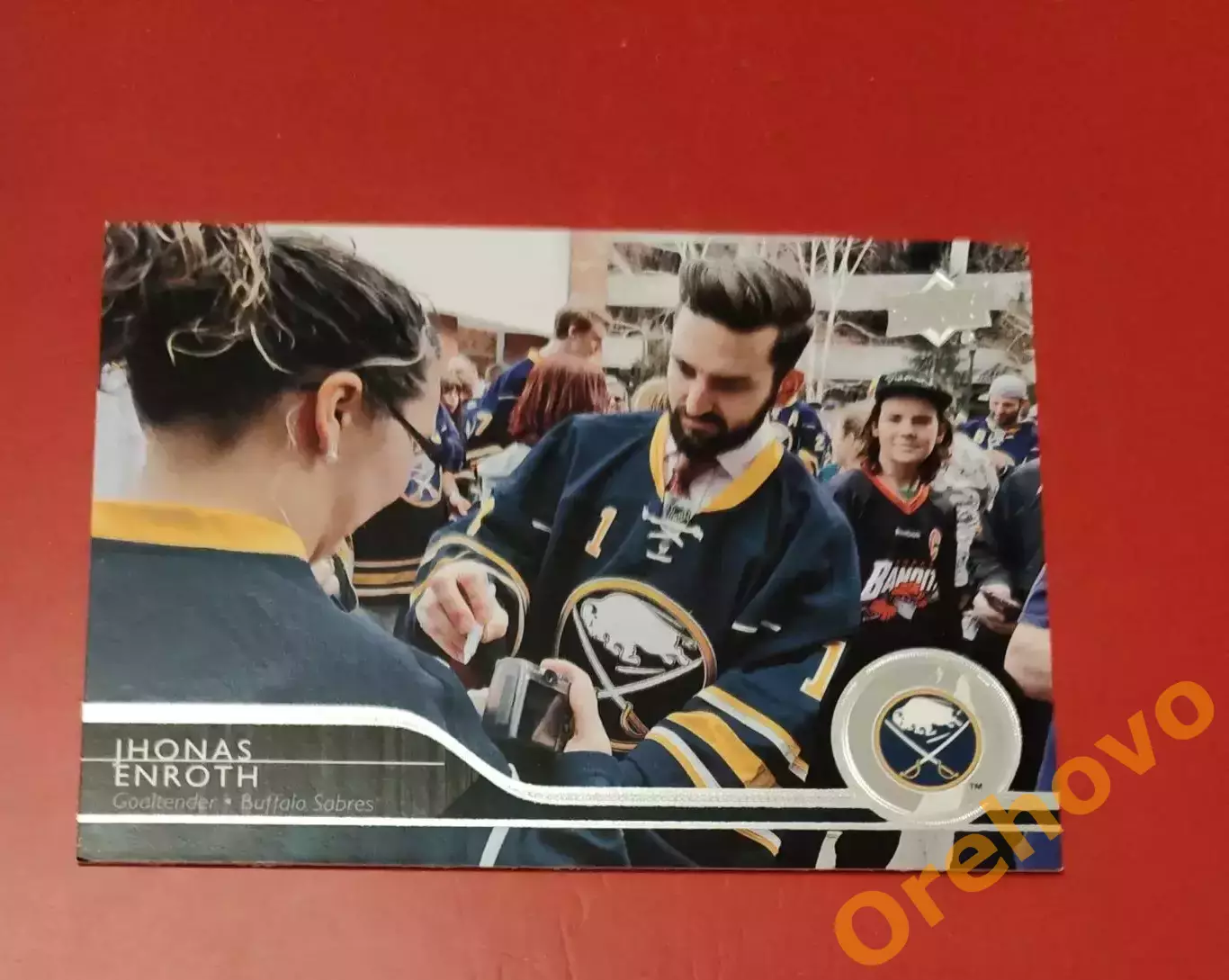 JHONAS ENROTH № 25 Баффало 2014-15 upper deck