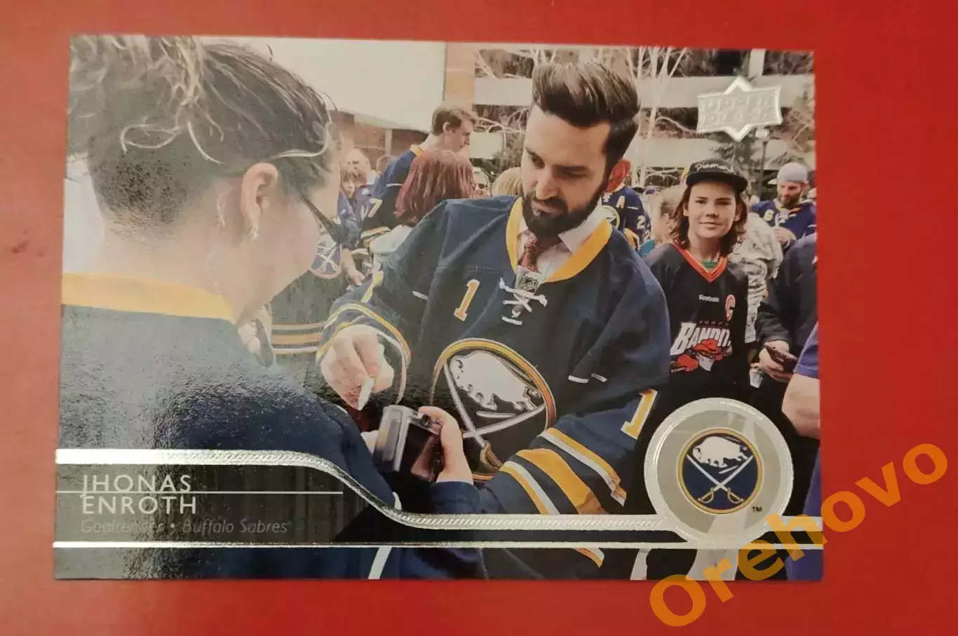 JHONAS ENROTH № 25 Баффало 2014-15 upper deck
