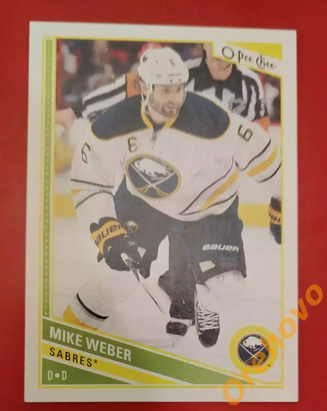 MIKE WEBER № 103 Баффало 2013-14 о-pee-chee