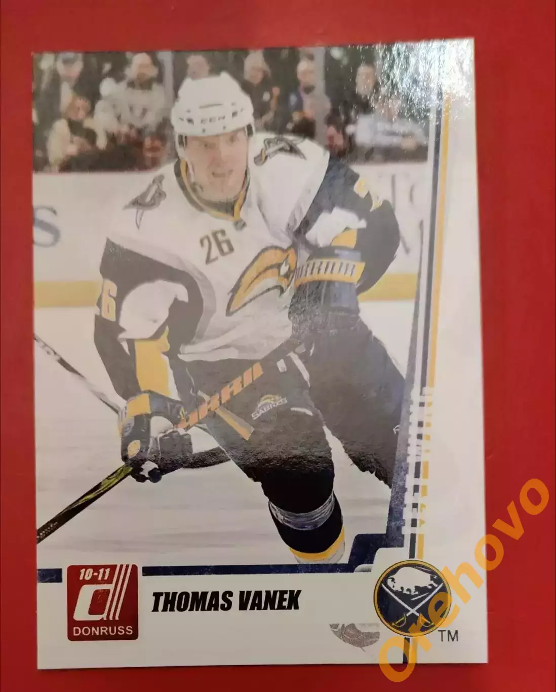 THOMAS VANEK № 121 Баффало 2010 panini