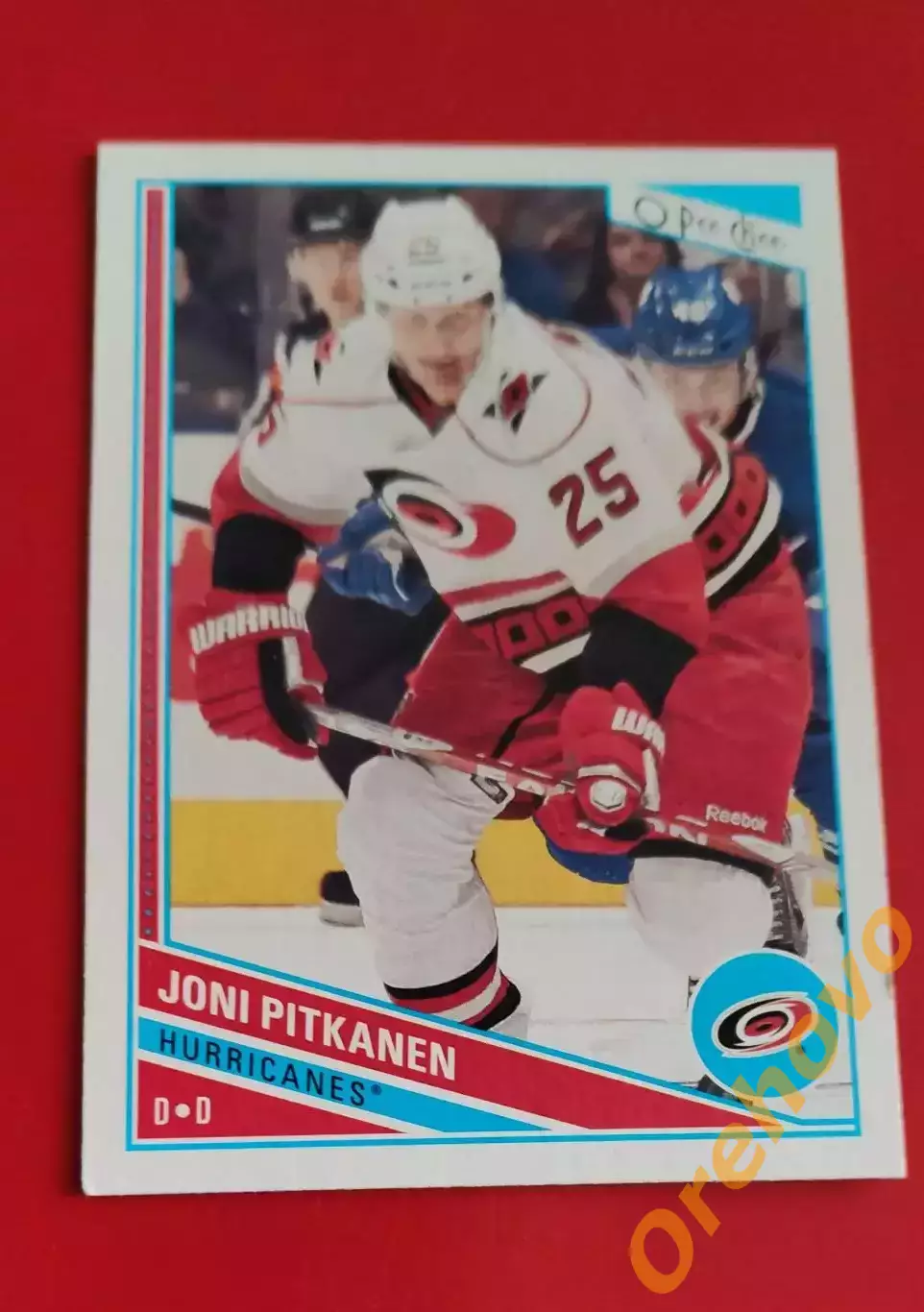 JONI PITKANEN № 73 Каролина 2013-14 o-pee-chee