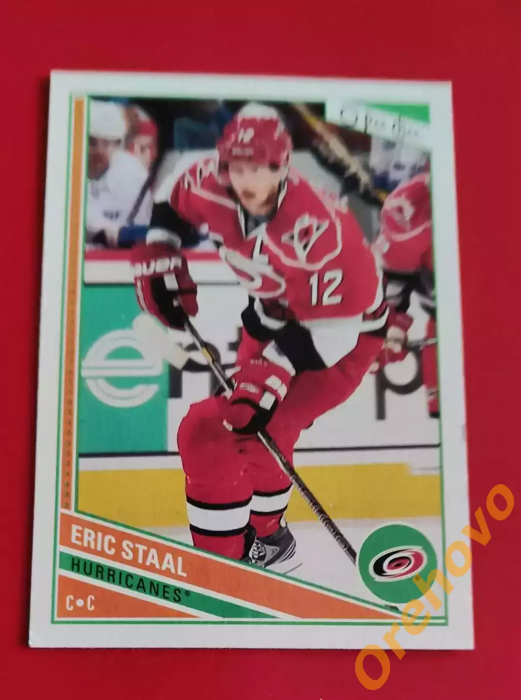 ERIC STAAL № 302 Каролина 2013-14 o-pee-chee