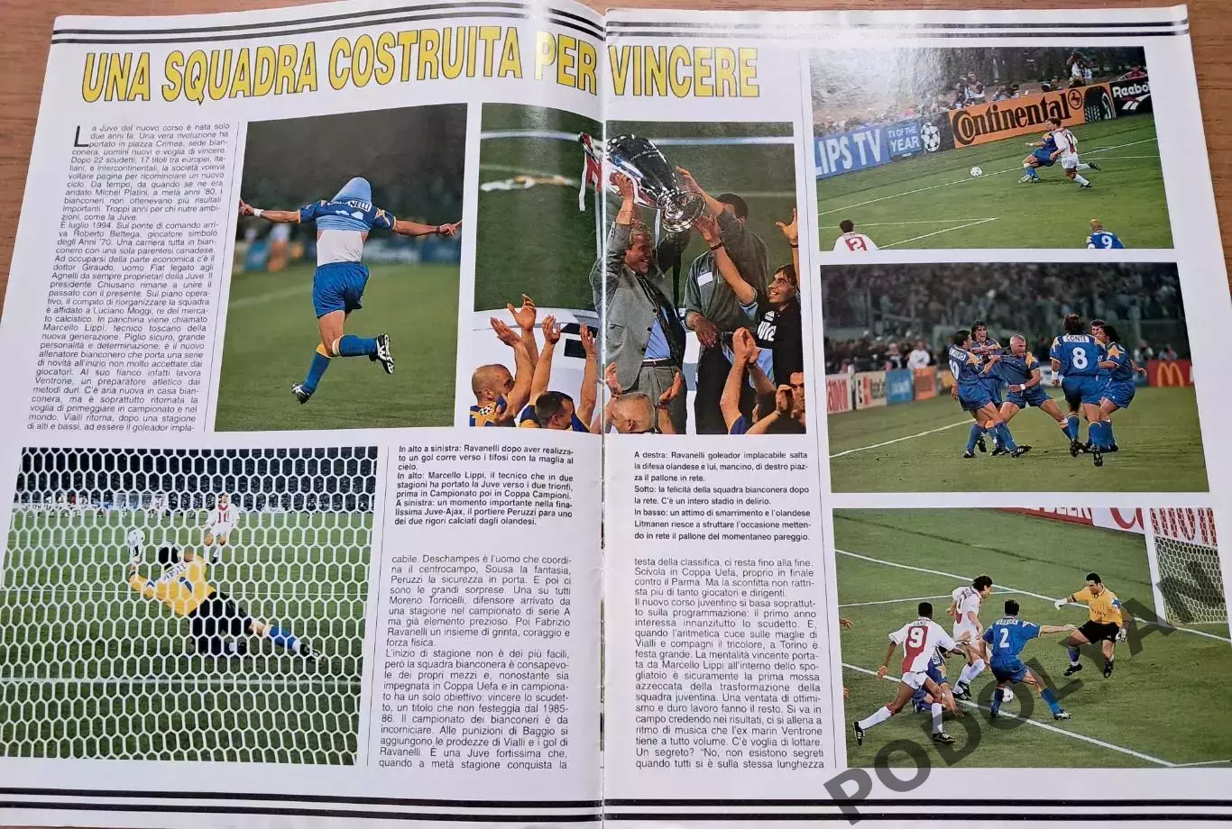 Футбол. Ювентус Турин. Лига чемпионов-1995-96. 1