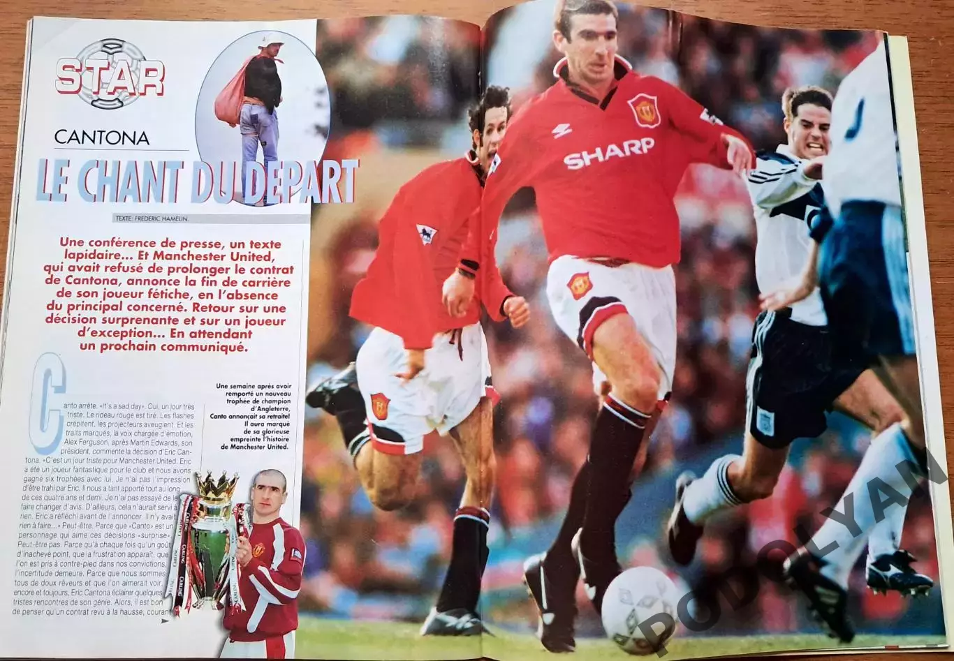 Футбол. Журнал ONZE Mondial (Франция). Май 1997 г. Зидан. Кантона. Бразилия. 2