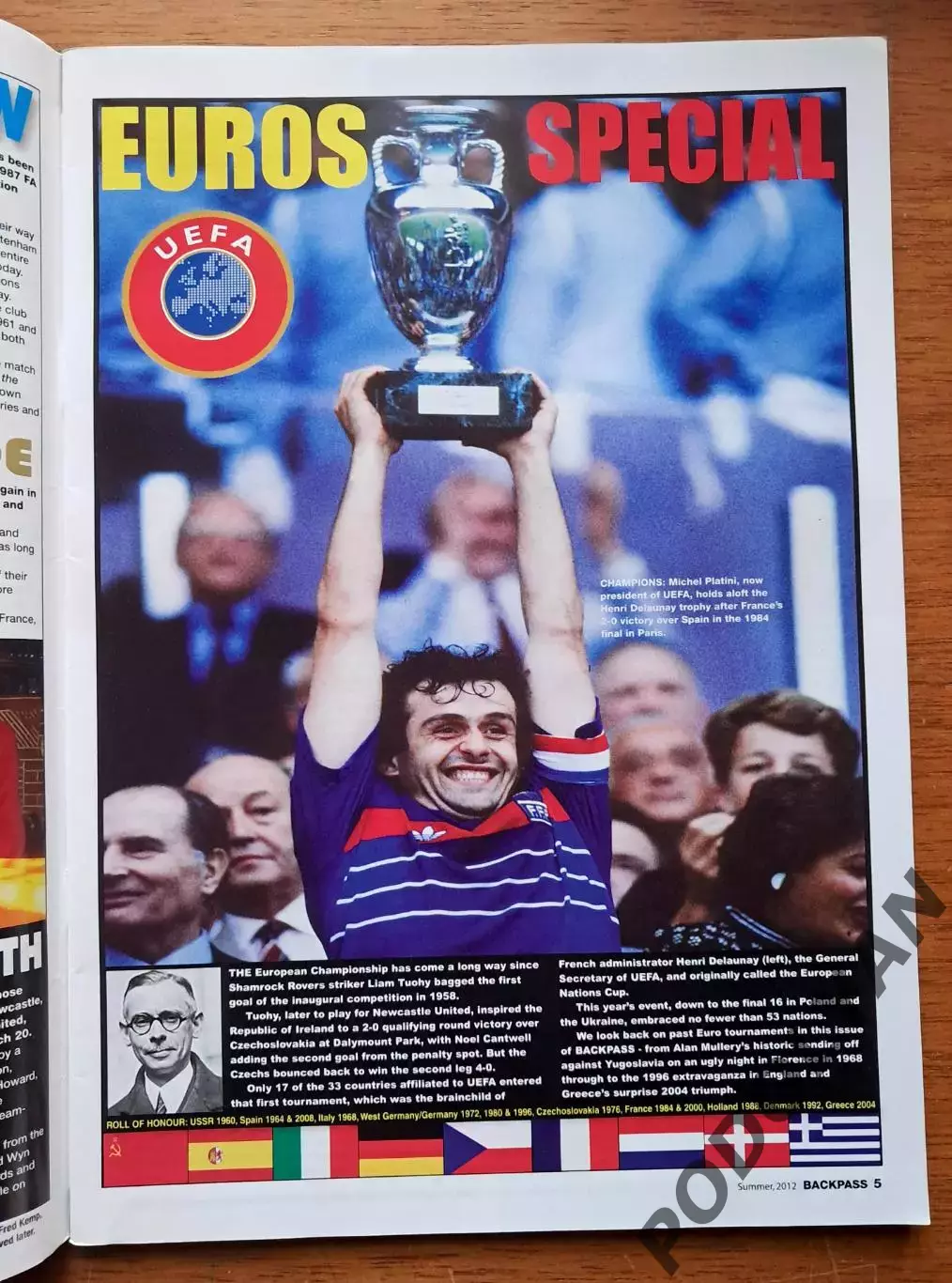 Футбол. Журнал Back Pass (Англия). Спецвыпуск ЕВРО-2012. 1