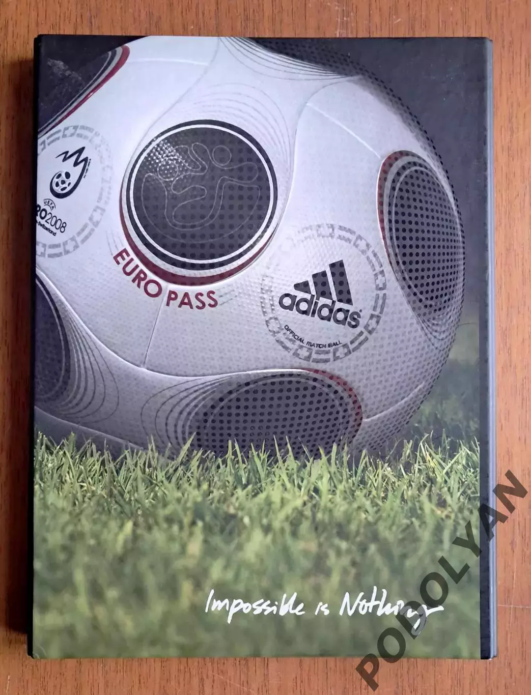 Папка-презентация официального мяча ЕВРО-2008 Adidas. Фото, видео.