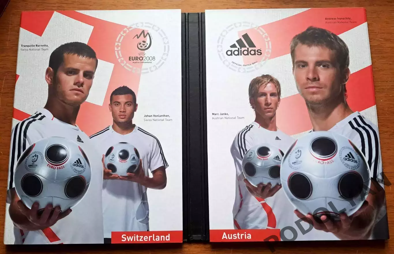 Папка-презентация официального мяча ЕВРО-2008 Adidas. Фото, видео. 1