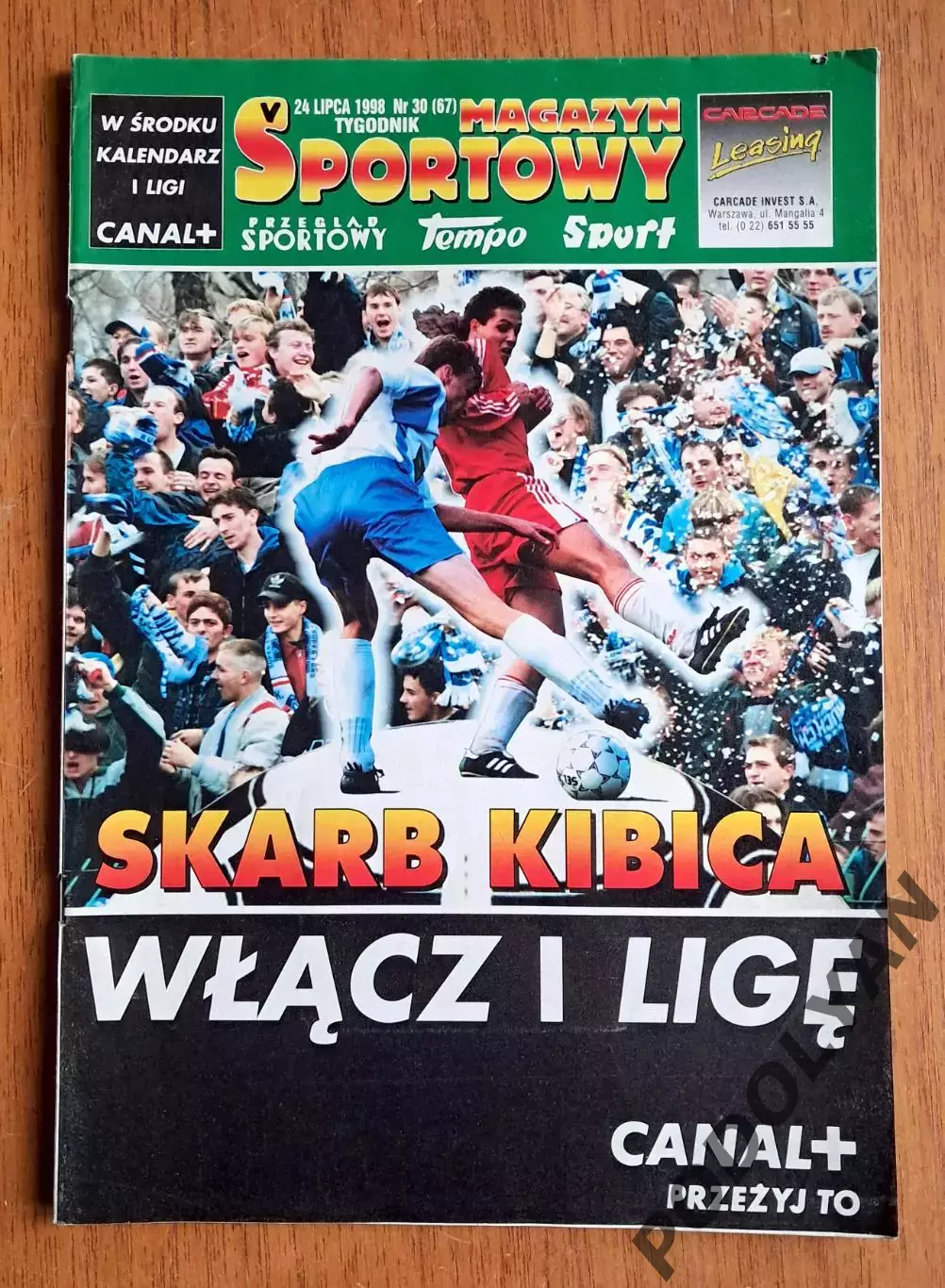 Футбол. Польша. Ежегодник Magazyn Sportowy. 1998-1999