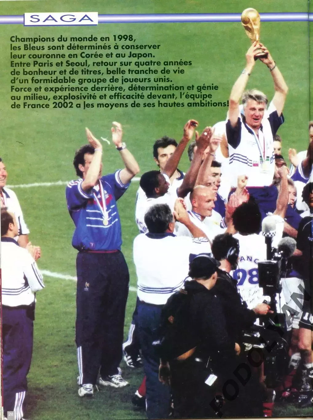 Футбол. Журнал ONZE Mondial (Франция). Июнь 2002 г. Чемпионат мира-2002. 1