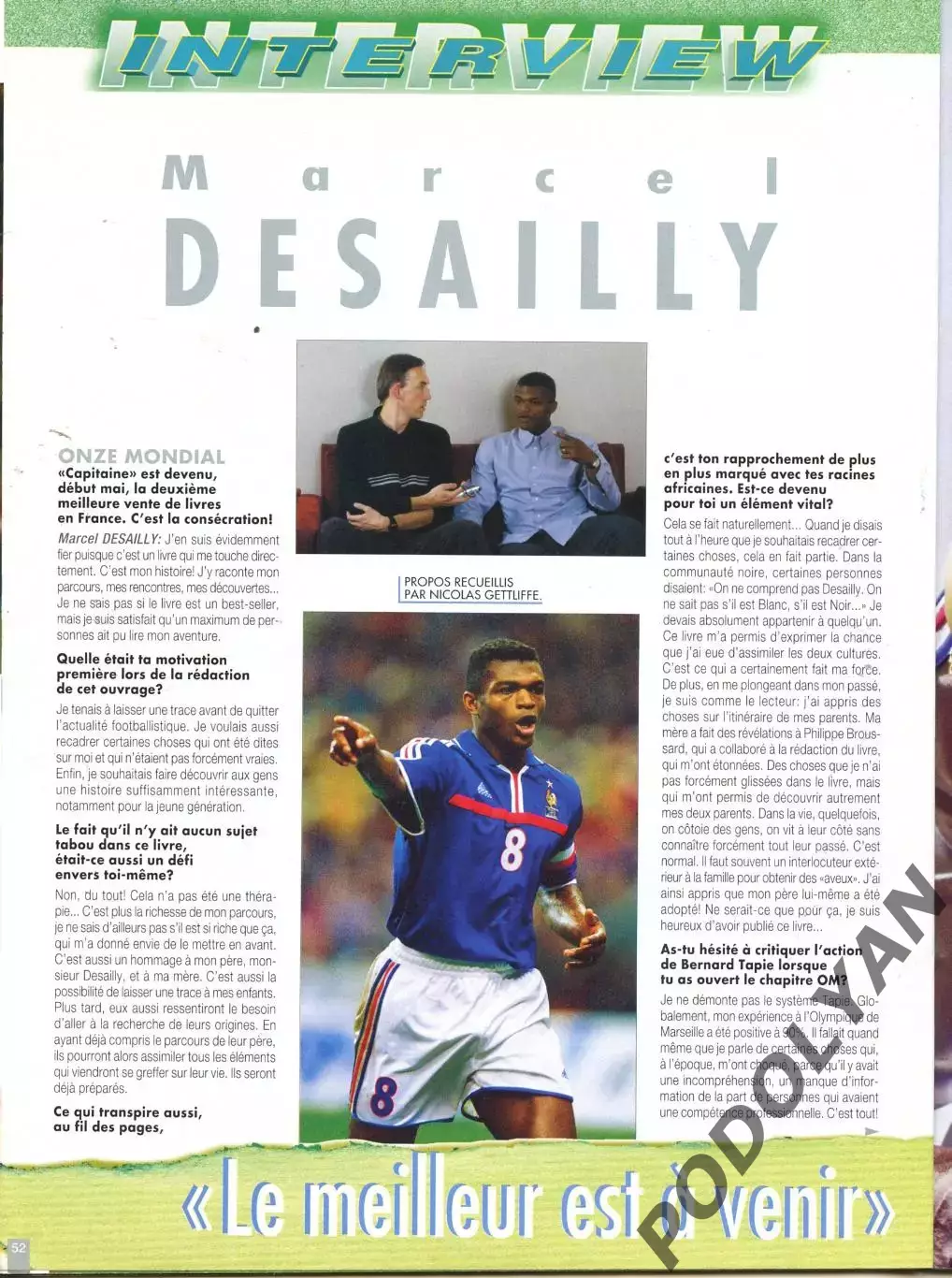Футбол. Журнал ONZE Mondial (Франция). Июнь 2002 г. Чемпионат мира-2002. 3