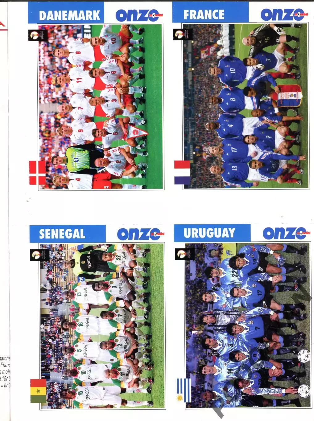 Футбол. Журнал ONZE Mondial (Франция). Июнь 2002 г. Чемпионат мира-2002. 4