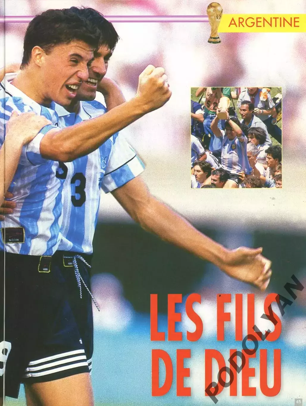 Футбол. Журнал ONZE Mondial (Франция). Май 1998 г. Чемпионат мира-1998. 2
