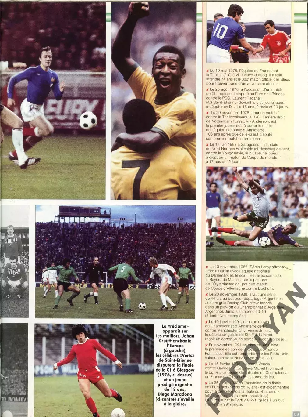 Футбол. Журнал ONZE Mondial (Франция). Январь 2001 г. Тотти, Неста, Виейра. 4