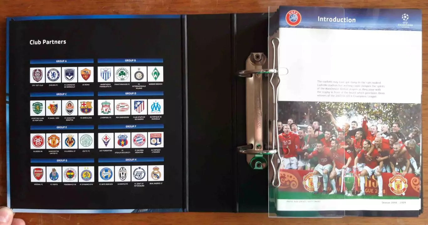 Футбол. Лига чемпионов. Официальный справочник УЕФА на сезон-2008/2009 1