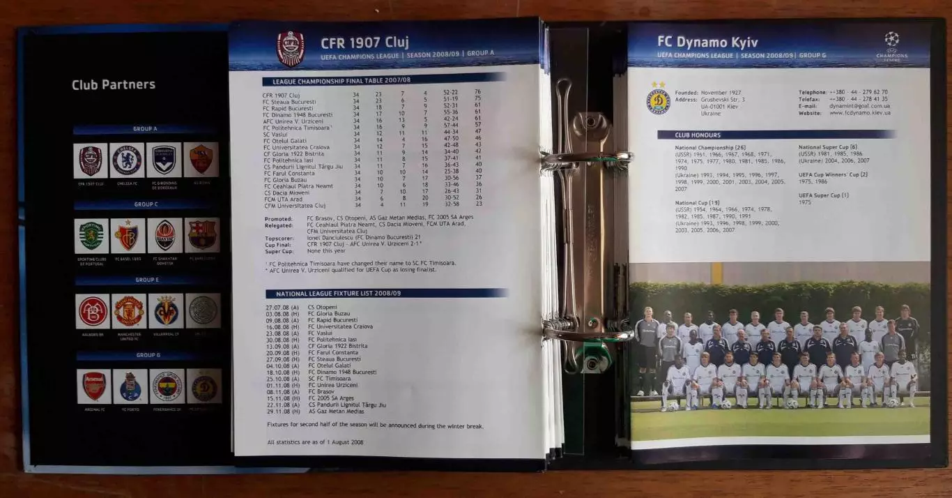 Футбол. Лига чемпионов. Официальный справочник УЕФА на сезон-2008/2009 2