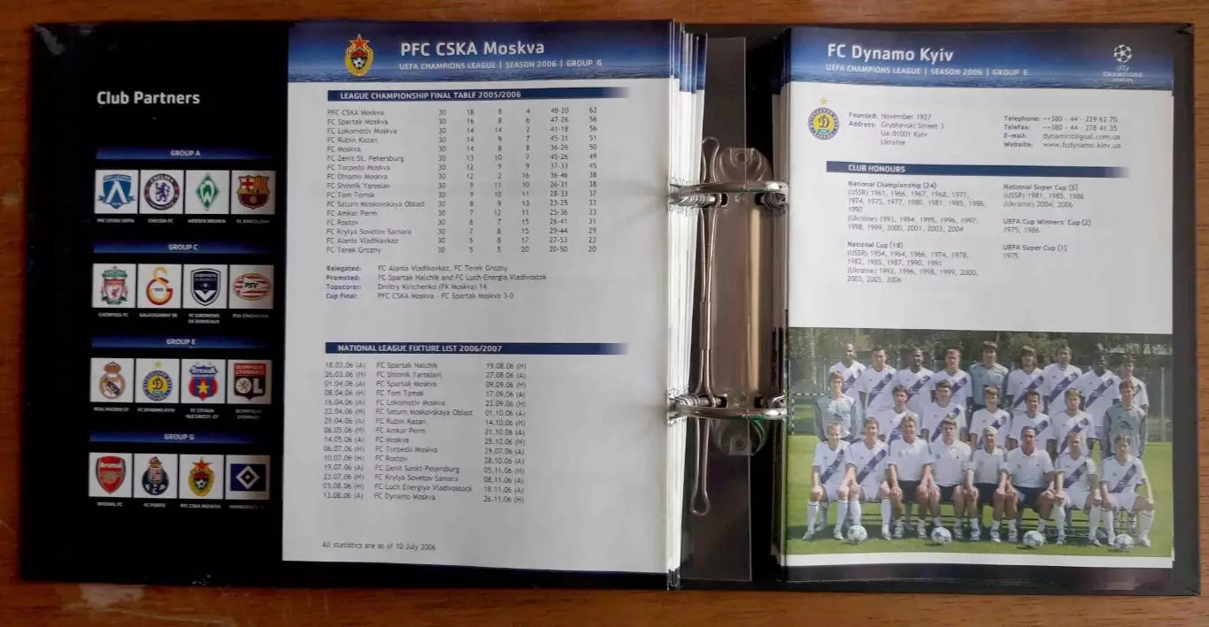 Футбол. Лига чемпионов. Официальный справочник УЕФА на сезон-2006/2007 2