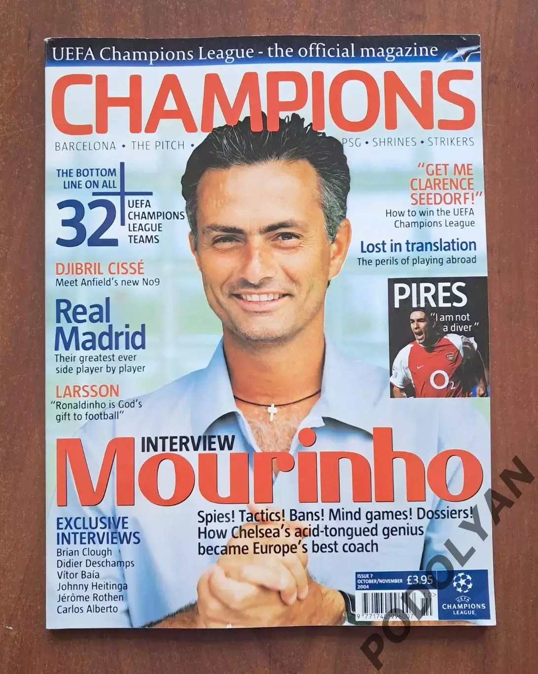 Футбол. Champions (официальное издание Лиги чемпионов УЕФА). Ноябрь 2004