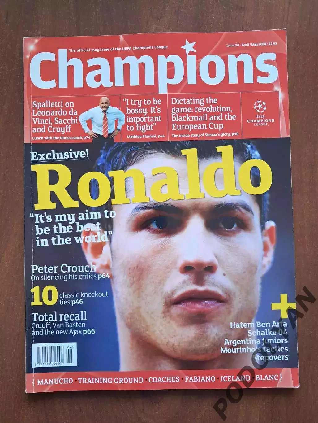 Футбол. Champions (официальное издание Лиги чемпионов УЕФА). Май 2008