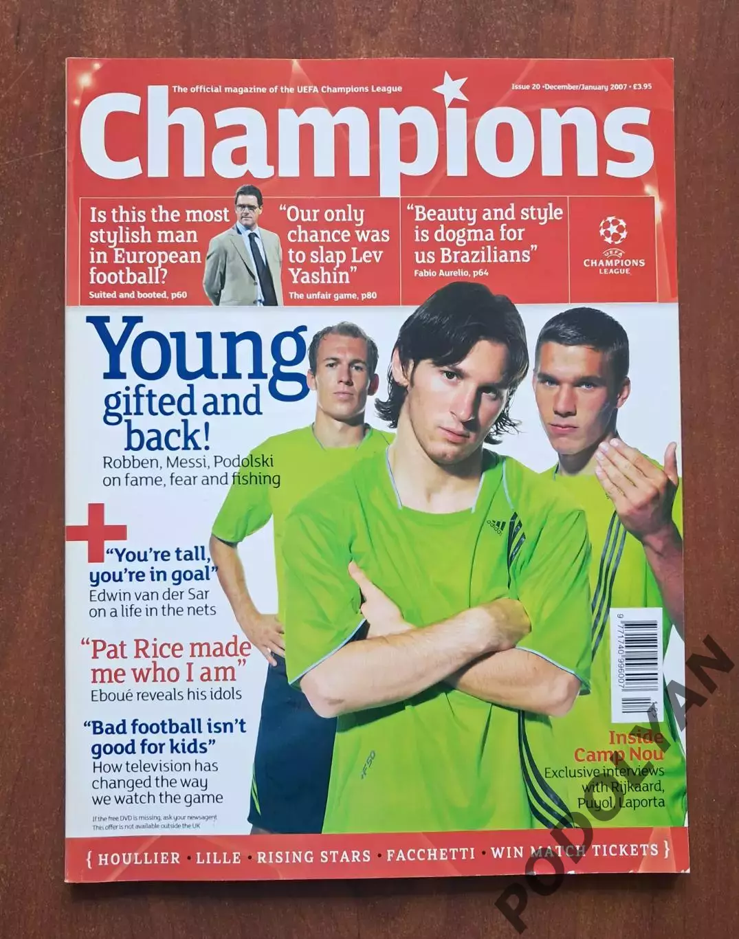 Футбол. Champions (официальное издание Лиги чемпионов УЕФА). Январь 2007