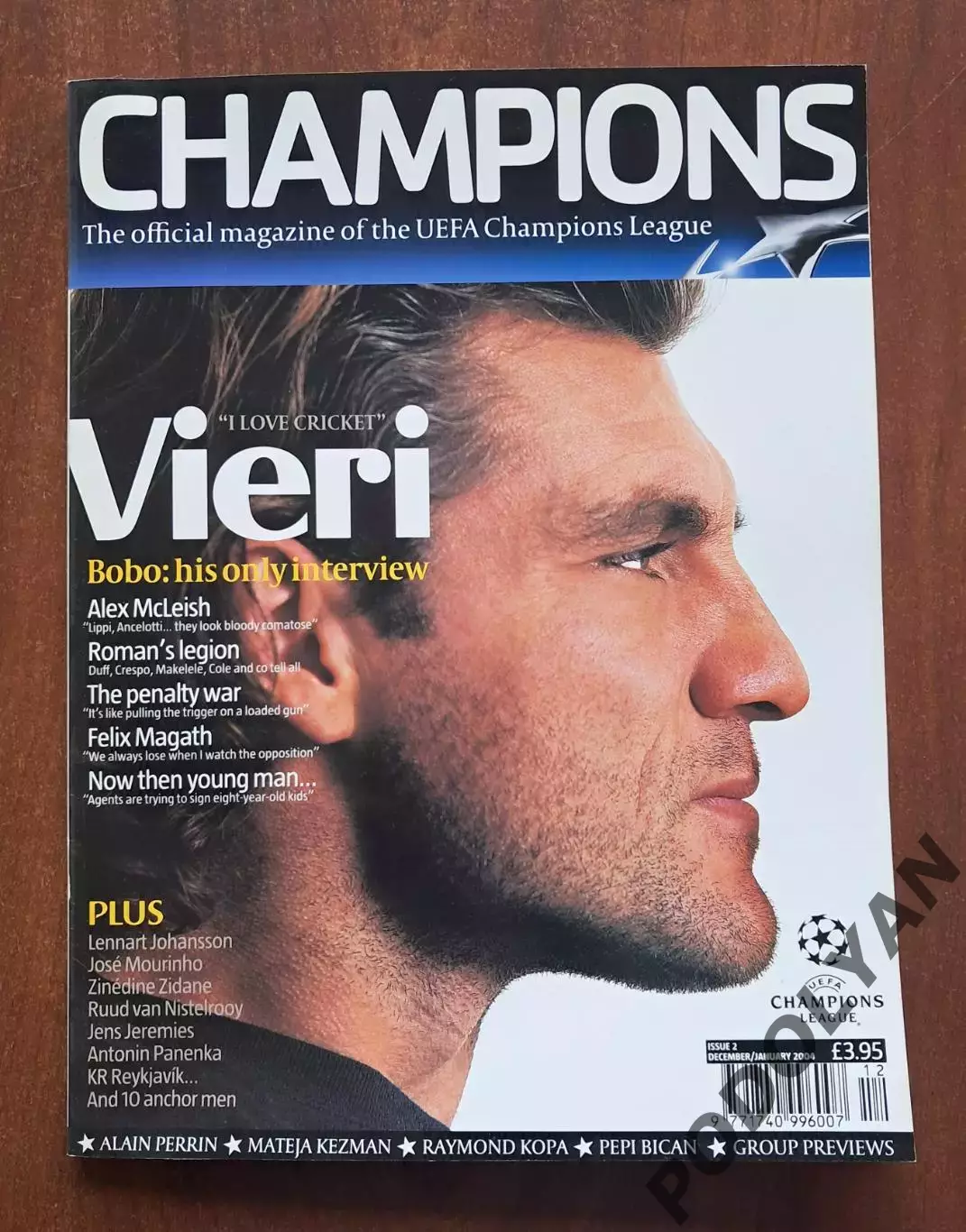 Футбол. Champions (официальное издание Лиги чемпионов УЕФА). Январь 2004