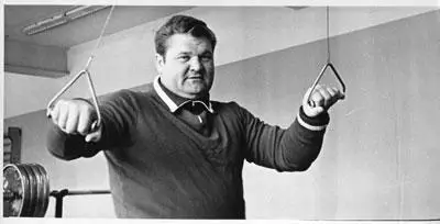 Тяжелая атлетика. Фото (оригинал). РЕДКОЕ! Леонид Жаботинский