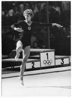 Спортивная гимнастика. Фото (оригинал). РАРИТЕТ! Лариса Латынина. ОИ-1960