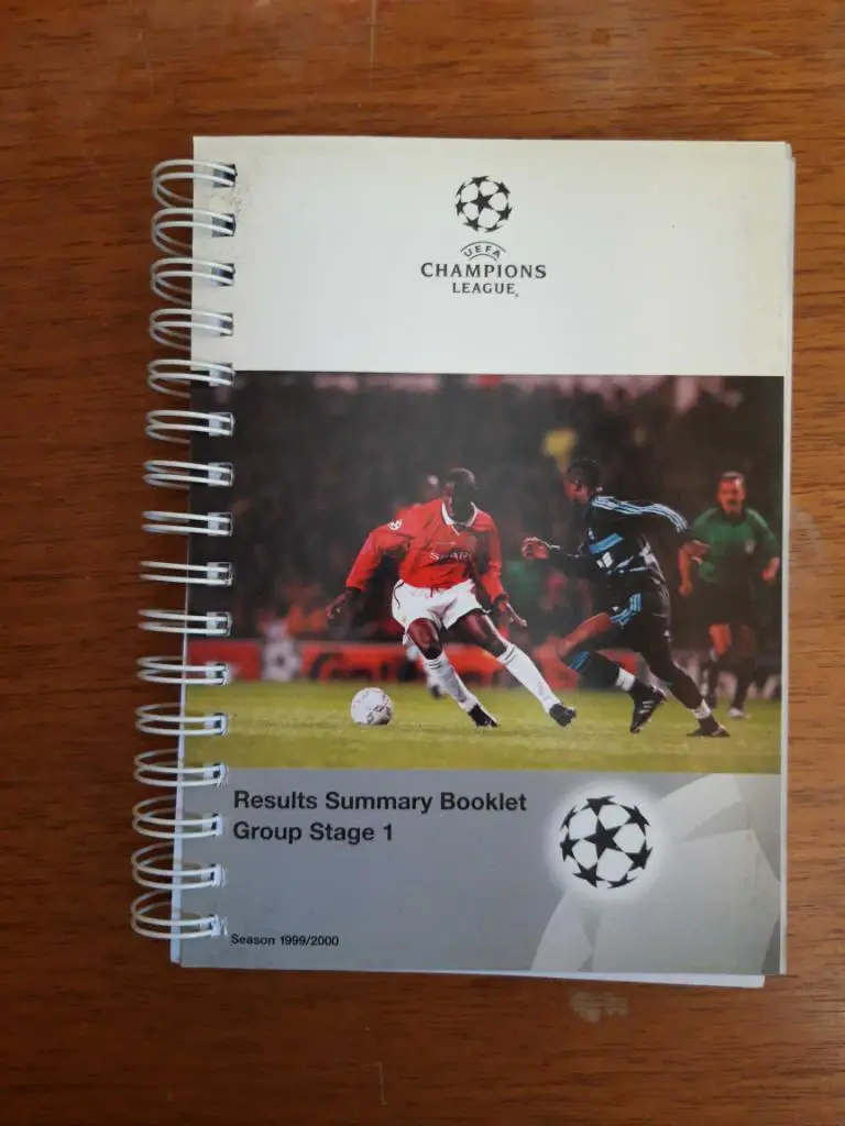 Футбол. Лига чемпионов. Офиц. буклет УЕФА. Сезон-1999/2000. Гр. турнир