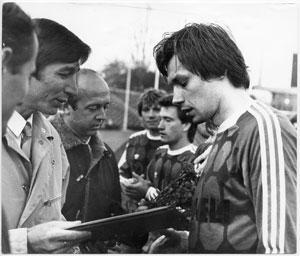 Футбол. Фото (оригинал). Лютый (Днепр Днепропетровск), 1988