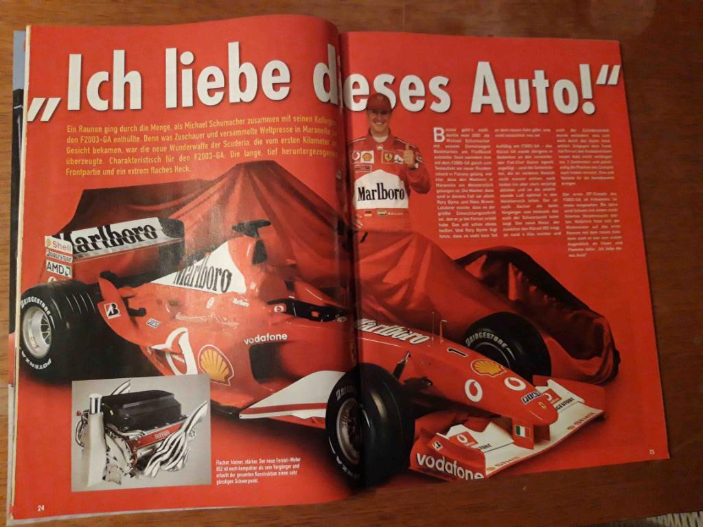 Формула 1. Журнал Formel 1 (Германия). 2003. Спецвыпуск. Михаэль Шумахер 1