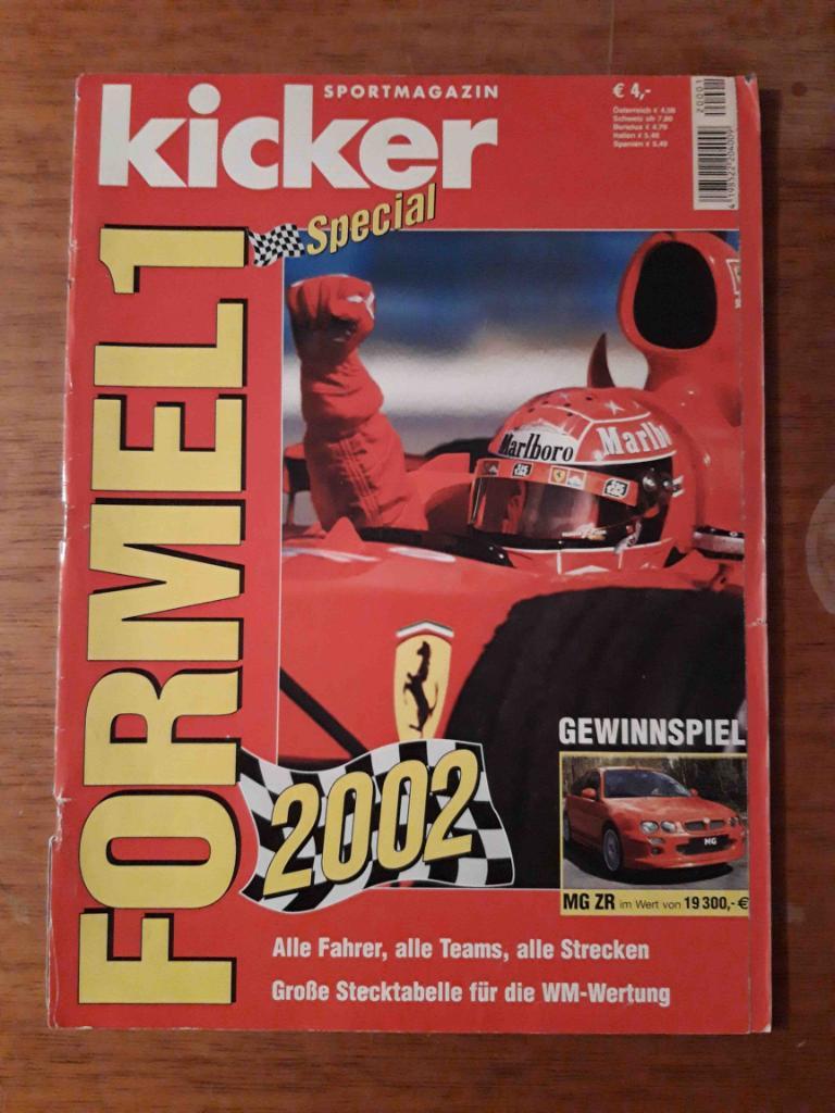 Формула 1. Спецвыпуск Kicker (Германия) к старту сезона 2002