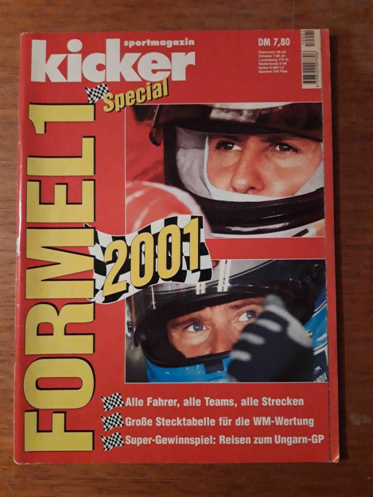 Формула 1. Спецвыпуск Kicker (Германия) к старту сезона 2001