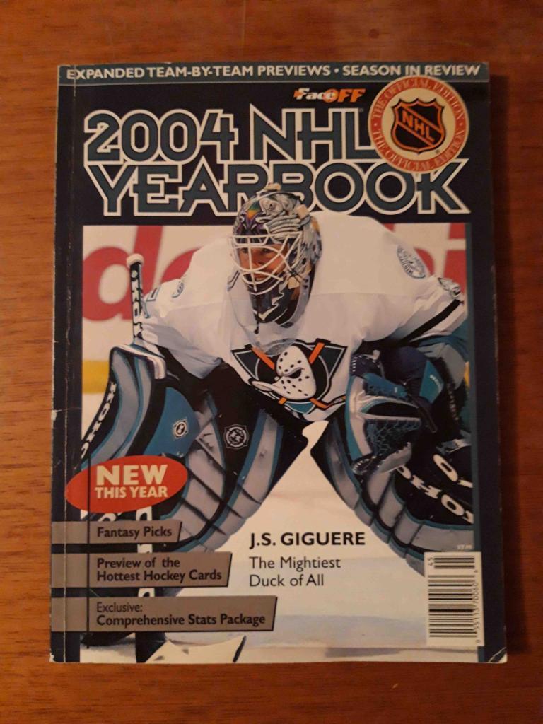 Хоккей. Официальный ежегодник НХЛ 2004. The Official 2004 Yearbook NHL