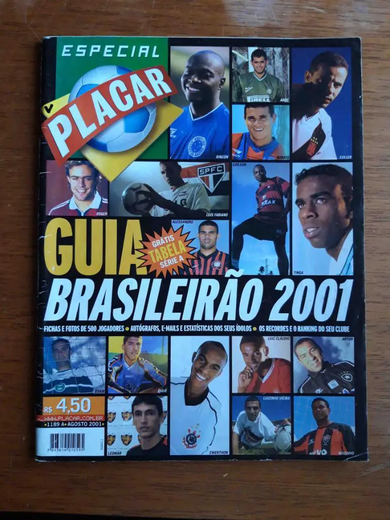 Футбол. Бразилия. Ежегодник (спецвыпуск Placar). Сезон 2001