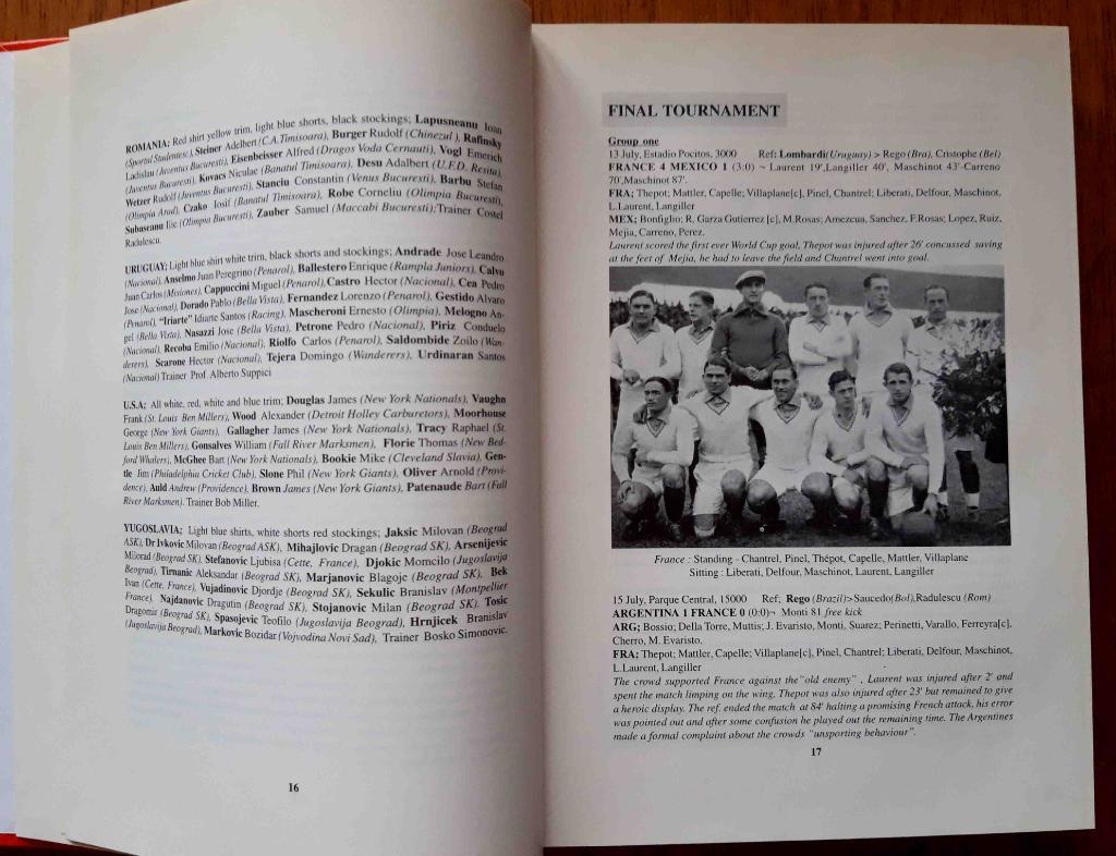 Футбол. История чемпионатов мира ЧМ. Хроника 1930-1970 (английский) 1