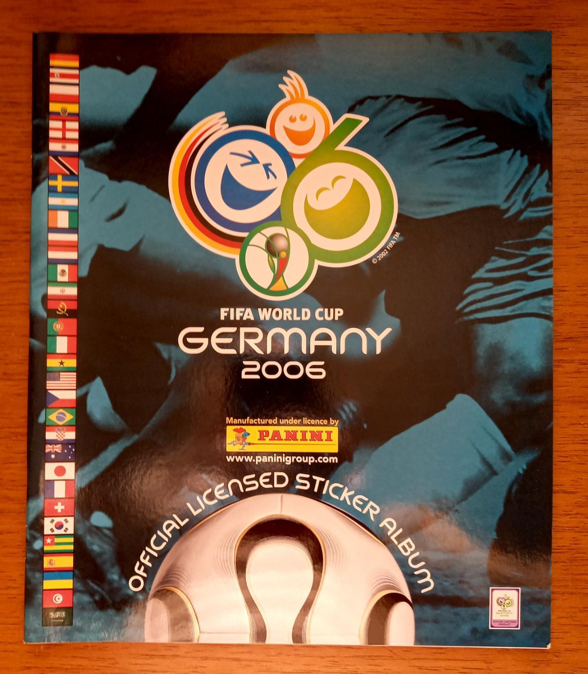 Альбом с наклейками Panini. Чемпионат мира 2006 (Германия).