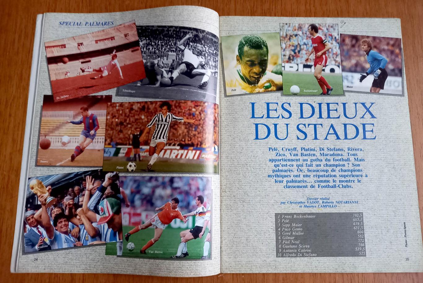 Футбол. Журнал Football Clubs (Франция). Декабрь 1990. Черноморец Одесса 3