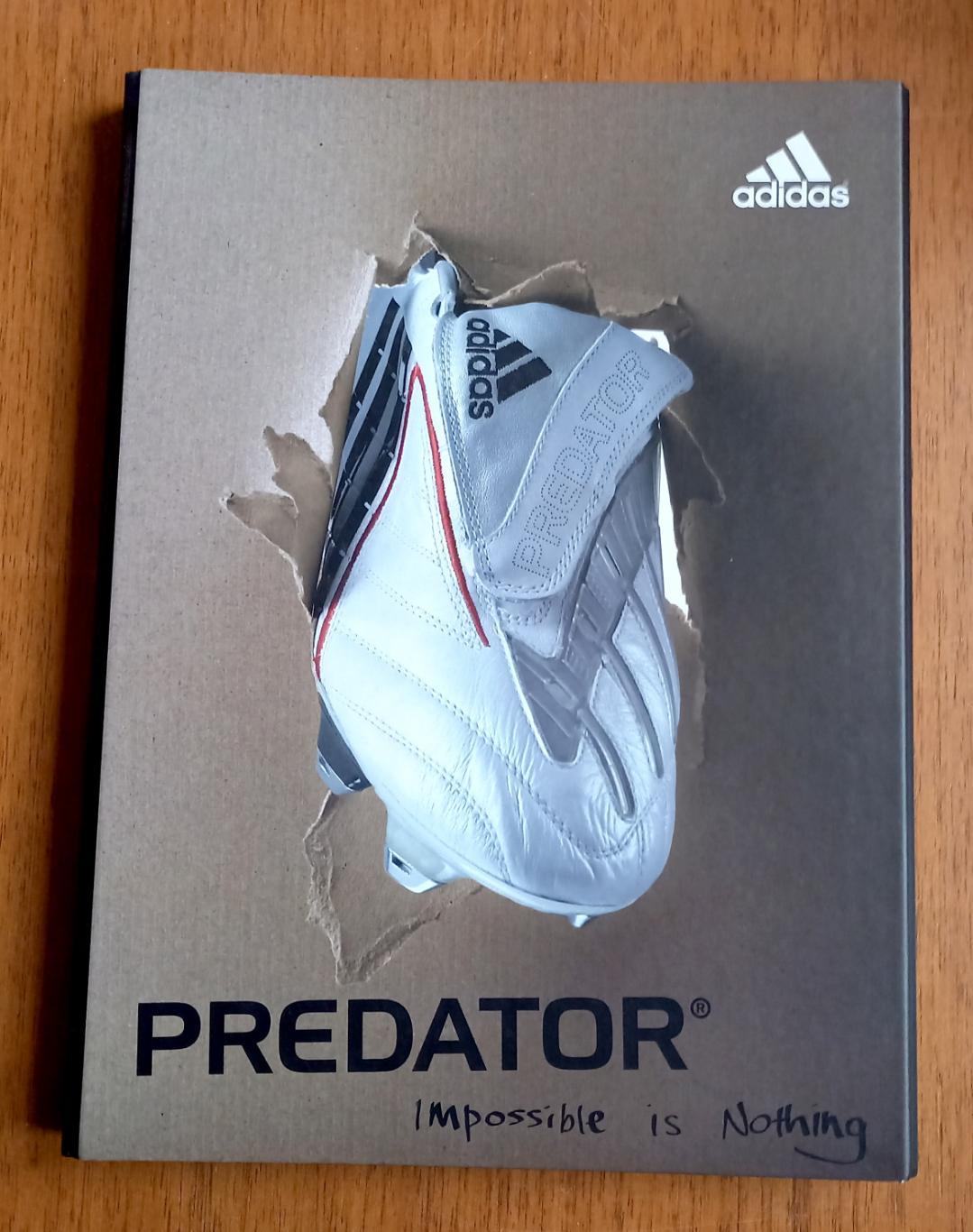 Папка-презентация бутс Adidas Predator (2007)