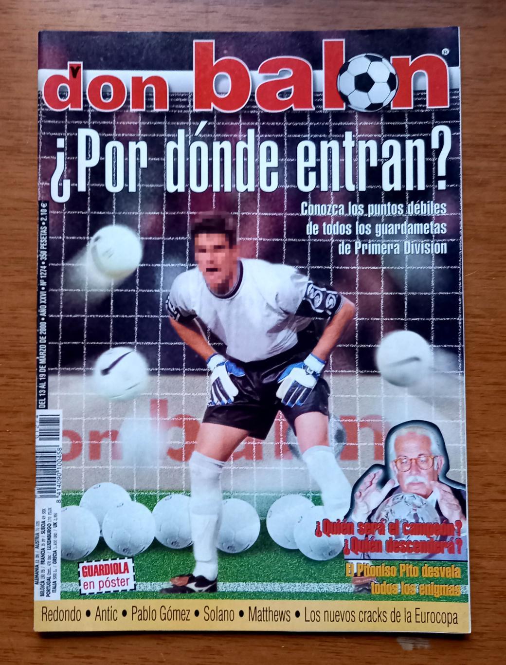 Футбол. Журналы Don Balon (Испания). Матчи Динамо (Киев). Март 2000 3