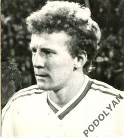Футбол. Фото (оригинал). Олег Кузнецов. 1986
