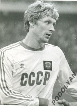 Футбол. Фото (оригинал). Алексей Михайличенко (Украина, Динамо Киев). 1988