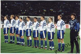 Футбол. Фото (оригинал). Динамо Киев - ПСВ. 1997. Лига чемпионов. Шевченко.