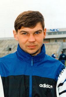Футбол. Фото (оригинал). Владимир Лебедь (Днепр, Черноморец). 1990-е
