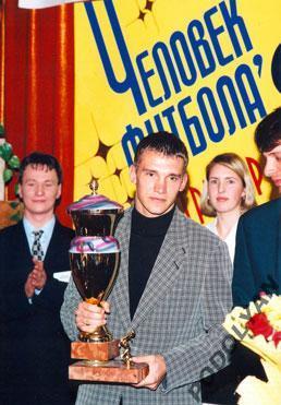 Футбол. Фото (оригинал). Андрей Шевченко (Динамо Киев). 1997