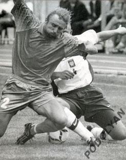 Футбол. Фото (оригинал). Михаил Старостяк (сборная Украины). 1998