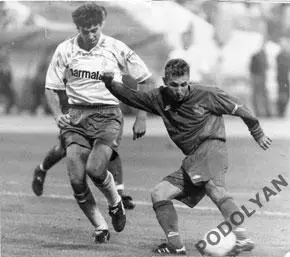 Футбол. Фото (оригинал). Андрей Гашкин (цска, россия). 1990-е