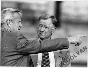 Футбол. Фото (оригинал). вячеслав колосков, борис игнатьев (россия). 1990-е