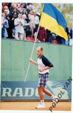Теннис. Фото (оригинал). Андрей Медведев (Украина). 1990-е