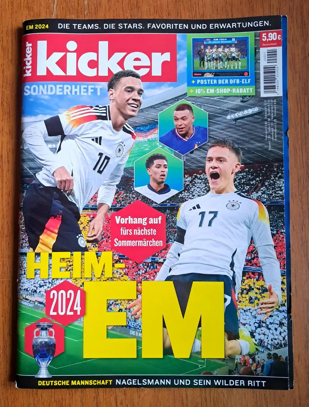 Футбол. Спецвыпуск Kicker (Германия) к чемпионату Европы EURO 2024. Украина!