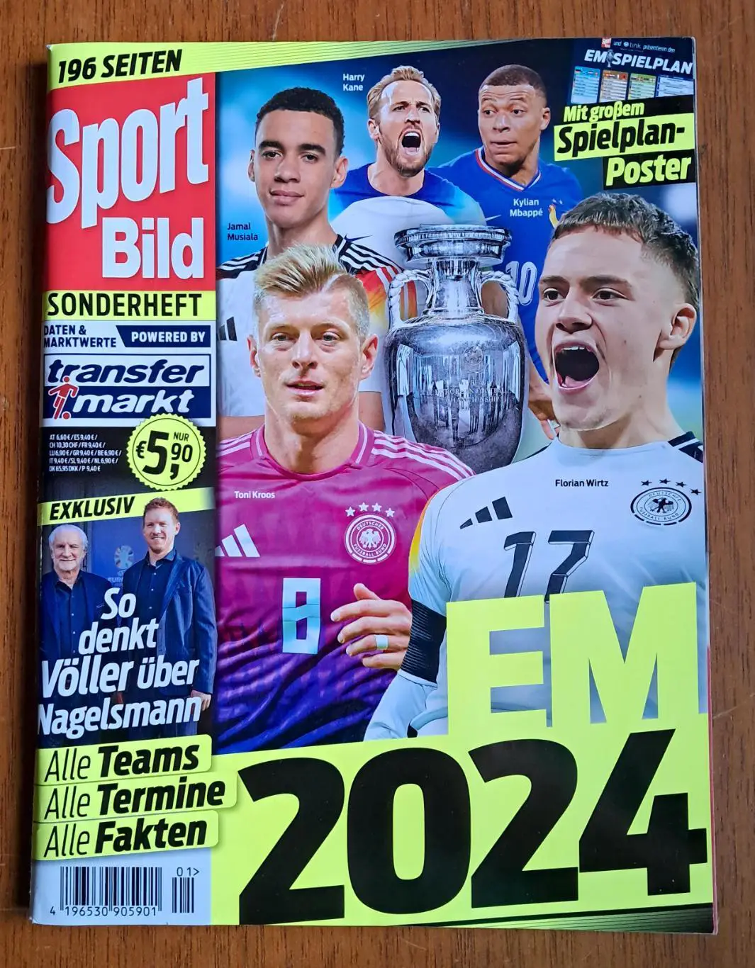 Футбол. Спецвыпуск Sport Bild (Германия) к чемпионату Европы EURO 2024. Украина!